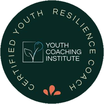 Certified Youth Resilience Coach badge from the Youth Coaching Institute