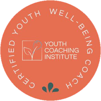 Certified Youth Well-Being Coach badge from the Youth Coaching Institute